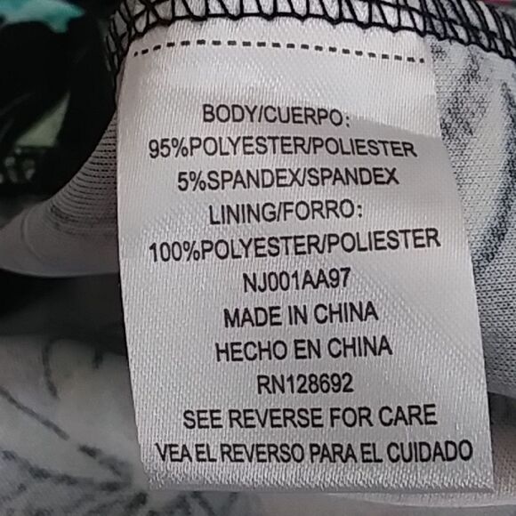 Madden NYC Tropical Flowers Bare Midriff Romper - Picture 12 of 13